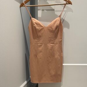 Bronx and Banco Tan Mini Dress